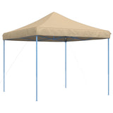 ZNTS Foldable Party Tent Pop-Up Beige 292x292x315 cm 4004914