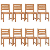 9 Piece Garden Dining Set Solid Wood Teak 3157190