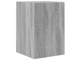 TV Cabinet Set Wall-mounted 2 pcs Grey Sonoma Engineered Wood 3408967