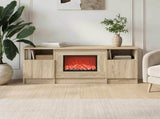Electric Fireplace Sonoma 98 x 28.5 x 40.5 cm Engineered wood 8021193