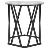 Coffee Table 2 pcs Grey Sonoma Engineered Wood and Steel 868264