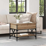 Coffee Table Artisan Oak 70 x 50 x 50 cm Engineered Wood 883039