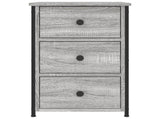 Bedside Cabinets 2 pcs Grey Sonoma 40x36x60 cm Engineered Wood 826000