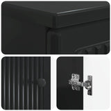 Bathroom Sink Cabinet EDE Black 59.5 x 31.5x 59 cm 895906
