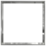 Lawn Edging 6 pcs Silver 50 x 50 x 13 cm Galvanised Steel 874727