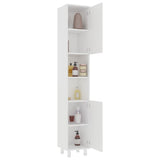 3 Piece Bathroom Furniture Set White Engineered Wood 3056952