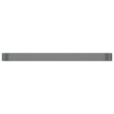 Garden Raised Bed Galvanised Steel 507x100x36 cm Grey 319009