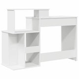 Desk with Drawer White 120.5 x 44 x 88.5 cm Engineered Wood 869474