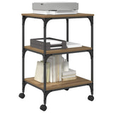 Printer Stand Artisan Oak 50 x 41 x 75 cm Engineered Wood 882999