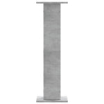 Plant Stands 2 pcs Concrete Grey 30x30x95 cm Engineered Wood 3307876