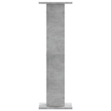 Plant Stands 2 pcs Concrete Grey 30x30x95 cm Engineered Wood 3307876