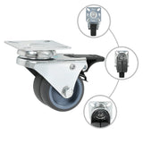 16 pcs Twin-wheel Swivel Casters 50 mm 277928