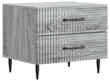 Bedside Cabinet Grey Sonoma 43 x 34.5 x 47.5 cm Engineered Wood 894767