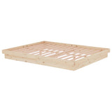 Bed Frame without Mattress Solid Wood 160x200 cm 819917