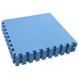 Floor Mats 12 pcs 4.32 EVA Foam Blue 92465
