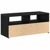 TV Cabinet Black Oak 90 x 35 x 40 cm Engineered Wood 862560