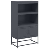 Highboard Anthracite 68.5x38.5x123.5 cm Steel 846502