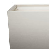 Garden Planter 35x35x75 cm Weathering Steel 851092
