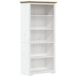 Bookcase BODO Brown 80x38x180 cm Solid Wood Pine 5-Tier 355081