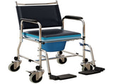 3-In-1 Commode Wheelchair - Black T3398P344149