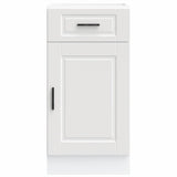 Kitchen Base Cabinet Porto White Engineered Wood 853947