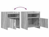 Bedside Tables 2 pcs Grey Sonoma 40 x 36 x 60 cm 8011046