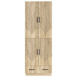 Cabinet Set 2 pcs Sonoma Oak Engineered Wood 3416774