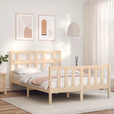 Bed Frame without Mattress 120x200 cm Solid Wood Pine 3193006