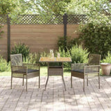 Garden Dining Set 3 pcs Grey Poly rattan 3334937