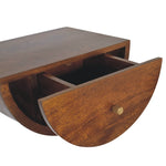 Chestnut Crescent Floating Bedside IN3543