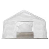 Tent Fabric without Frame White 12 x 6 m PE 41679