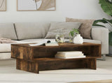Coffee Table Smoked Oak 80 x 46 x 35 cm Engineered Wood 8000224