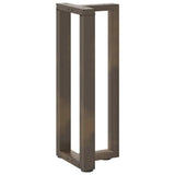 Console Table Legs T-Shaped 2 pcs Black 25x28x cm Steel 4013043