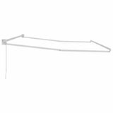 Awning Manual White 5 x 3 m Metal 362020