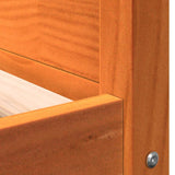 Dog Bed Wax Brown 95.5x65.5x28 cm Solid Wood Pine 844465