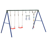 Outdoor Swing Set with Swings. Trapeze. Disc Swing 3283626