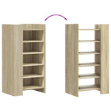 Shoe Cabinet Sonoma Oak 52x37.5x100 cm Engineered Wood 848446