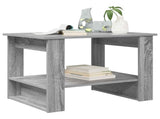 Coffee Table Grey Sonoma 72 x 50 x 50 cm Engineered Wood 8000193