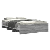 Bed Frame Grey Sonoma Engineered wood Small Double Bed Frame 3295700