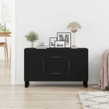 Sideboard Black Oak 100 x 36 x 60 cm Engineered Wood 862960