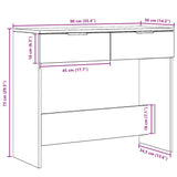Console Table Artisan Oak 90x36x75 cm Engineered Wood 856946