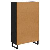 Highboard Black Oak 69.5 x 30 x 115 cm Engineered Wood 882498
