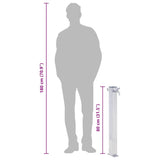 Water Column Silver Stainless steel, Polypropylene Large Durable 364498