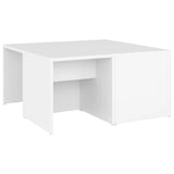 Coffee Tables 4 pcs White 33x33x33 cm Engineered Wood 806813