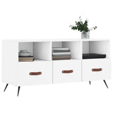 TV Cabinet White 102x36x50 cm Engineered Wood 829004
