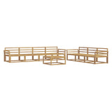 Outdoor Sofa Set 8 pcs White 3386163