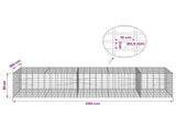 Gabion with 3.5 mm Wire and 5x10 cm Mesh 250x100x50 cm 3462887