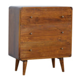 Curved Chestnut Chest IN352