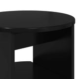 Side Cabinet 2 pcs Black 40 x 50 cm Engineered Wood 899819