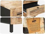 Storage Cabinets Natural 40 x 33 x 75 cm Solid Mango Wood 4018867